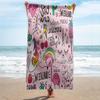 Microfiber Unicorn Beach Towel Cute Animal Bath Towel Absorbent Towels for Pool Swim Bathroom Sport Girl Quick Dry Beach Blanket