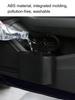 Car Trash Can Storage Box, Door-Side Hanging Type With Lid, Multifunctional Mini Storage Box, 1 Piece