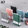 1pc A7 Pocket Notebook Journals, Small Notepad Notebooks For Note Taking.A7 Mini Note Pads With Pen Holder. 200 Pages Notebooks