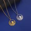 Crow Raven Pendant Necklaces Norse Mythology Stainless Steel Gothic Necklace for Men Vintage Jewelry