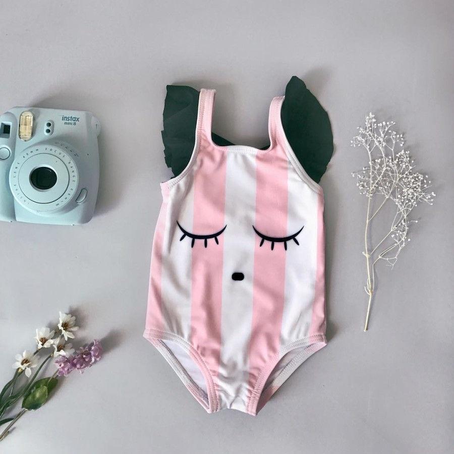 US Toddler KidsBaby Girls Swan Lace Swimsuit Swimwear Tankini Bikini One-piece T
