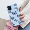 Měkké pouzdro pro telefon Samsung Galaxy Note 10 Lite Kryt na telefon Roztomilé květiny Motýl Fundas TPU Coque Pro Samsung Note 10 Lite Nárazník
