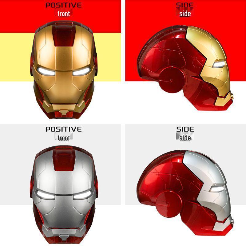 Κράνος Iron Man MK5 με Φωνητικό Έλεγχο, Αυτόματο Άνοιγμα, Φωτεινά Χαρακτηριστικά & Μοντέλο Χεριού Cosplay Props