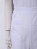 Women Scrubs Rompers Short Sleeve Front Big Patch Pockets Back Zipper Straight Wide Leg Jumpsuit Workwear for Doctor Nurse Medical Staff