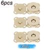 5sets 14mm 8mm Sew-on Metal Magnet Buckle Snap Fasteners Buttons Kits DIY Sewing Garment Accessories Materials Wallet Buckle