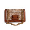 Foreign trade women's bag 2025 new literary and artistic national style embroidery thread shoulder bag fashionable retro messenger chain small square