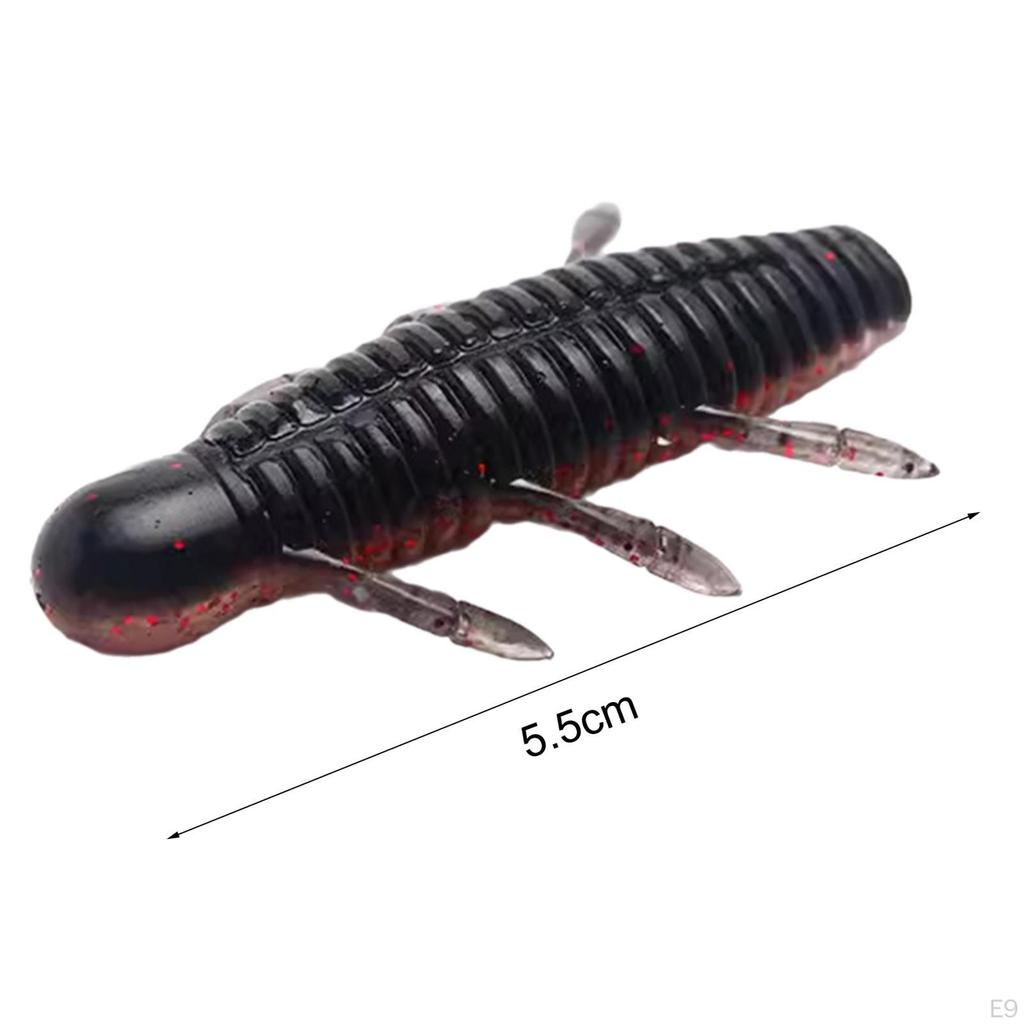 8Pcs Soft Fishing Lures Accessories Saltwater Lifelike Gear Vivid Simulation Artificial