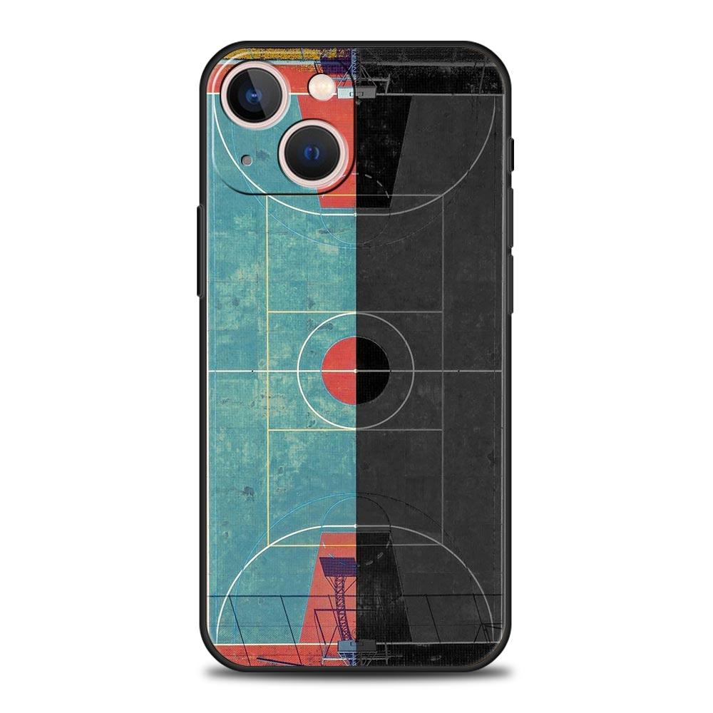 Football Basketball Tactical Board Phone Case Cover for iPhone 17 16 15 14 13 12 11 Pro Max 17Air Plus Shockproof Soft TPU Shell