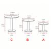 Transparent Acrylic Round Cake Stand for Desserts, Cupcake Rack, Pastry Candy Display Stand for Wedding, Event, Birthday Party