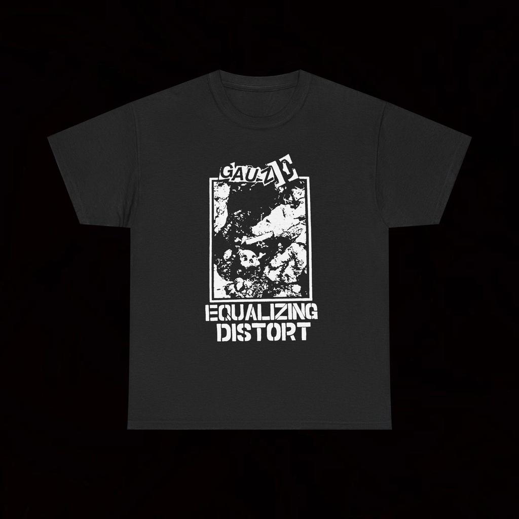 Gauze Equalizing Distort T Shirt Crust Punk Vintage Hardcore G.I.S.M. Lip Cream L.S.D. The Stalin Kuro Kriegshog Forward Aburadako Infest