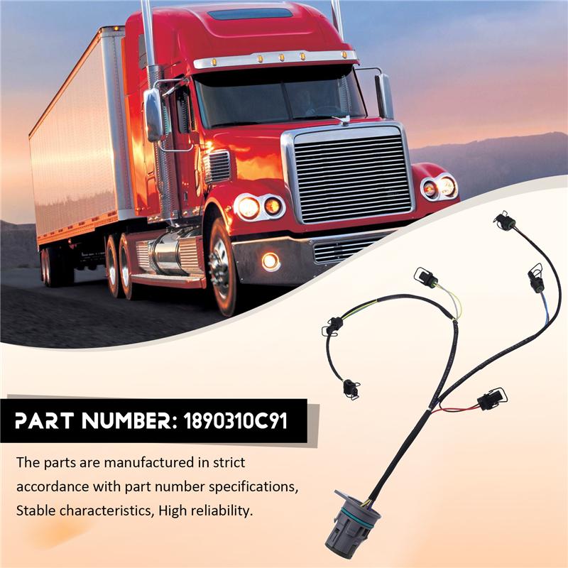 NEW-1890310C91 For International Harness Diesel Crude Oil Injector Harness Car Truck Parts Harness Internal Wiring Accessory