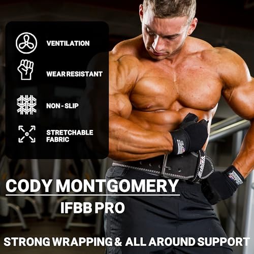 Schiek Lifting Gloves with Wrist Wraps 540 (S) [Parallel Import]