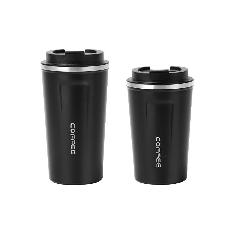 Insulated Stainless Steel Coffee Cup with Smart Temperature Display and Lid - Portable Gift for Men and Women