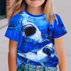 Abbigliamento per Bambini per Ragazzi Maglietta a Maniche Corte da Ragazza Casual con Stampa di Animali Elegante Abiti Estivi per Bambini Abbigliamento da Ragazza Top T-Shirt