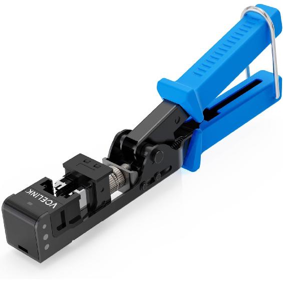 

Инструмент VCELINK Speed Termination Keystone для 90-градусных keystone-разъемов VCE, инструмент для заделки кабеля Ethernet Cat5e/Cat6/Cat6A, 90° angled Rj45 punch down tool