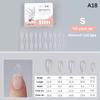 100Pcs/Box Matte Fake Nails No Polishing Press On False Nails Medium Short Design High Matt Soft Gel Nail Tips For Extension