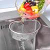 Metal Kitchen Drain Strainer Flexible Basket Sink Accessory Drain Strainer Food Scrap Catcher Stainless Steel Texture
