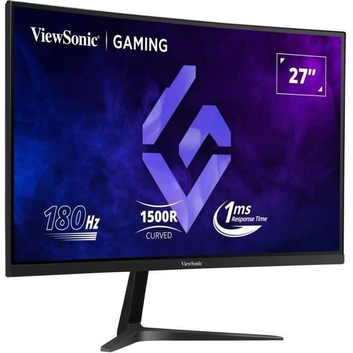 Ecran PC Gamer Incurvé - VIEWSONIC - 27" - QHD - 180Hz - Dalle VA - 1ms - VS18401
