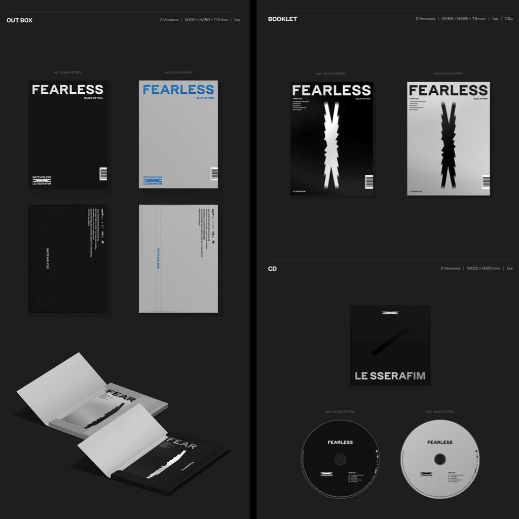 LE SSERAFIM FEARLESS / 1st Mini Album