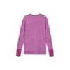 Nike Solid Color Sport Crew Neck Long Sleeve T-Shirt Men Tops Purple DD5650-653