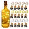 2M Solar Energy Cork Wine Bottle Lights LED Strings Copper Wire Colorful Fairy Lights String for Christmas Party Wedding Decor