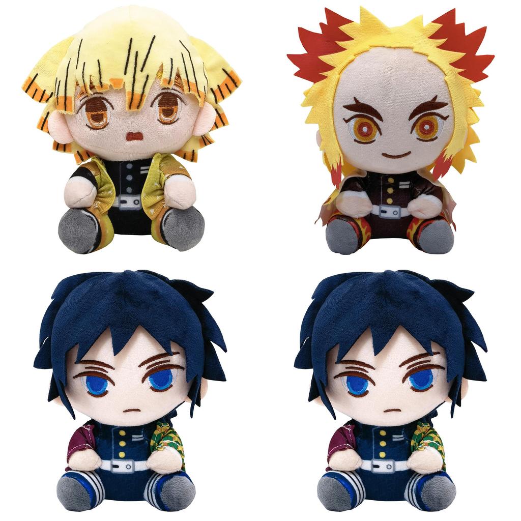 Demon Slayer Klinge Plüschpuppe Cartoon Kawaii Anime Tanjiro Weich und sicher für Kinder Tolles Geschenk