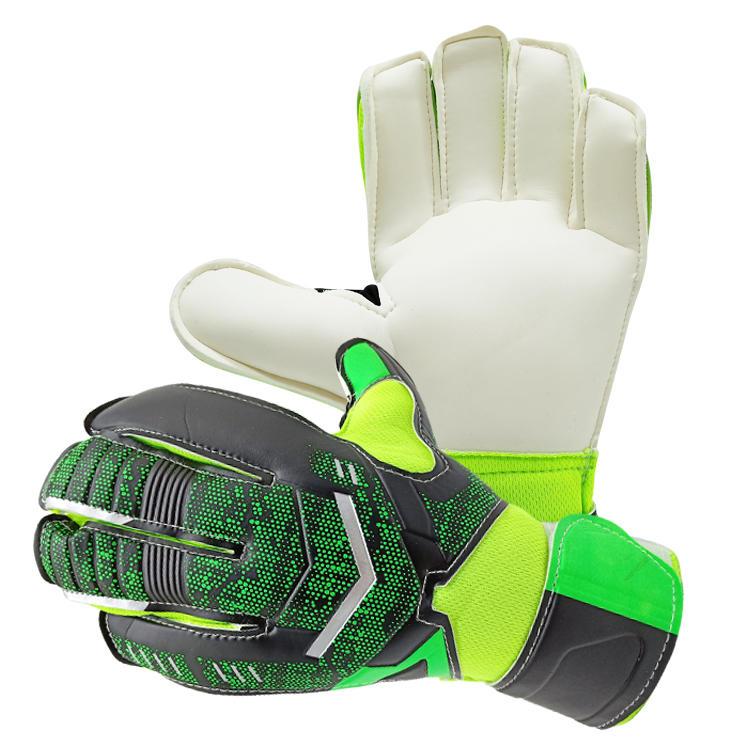 Professional Soccer Goalkeeper Gloves Strong 5 Finger Protection Thicken Latex adult youth Goal Keeper De Futebol Goalie Glo Practical Use
