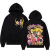 Felpa Con Cappuccio Autunno Inverno In Pile Japan Anime Sailor Moon Uomo Donna Felpe Con Cappuccio Felpa Ampia Unisex Autunno Caldo Cas