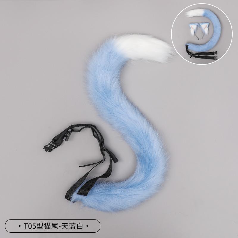 

Ручной работы косплей животное ухо олита головной убор J аксессуар Рем кошачьи уши ободок кошачий хвост