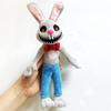 Mr. Hopp's Playhouse 2 Plushies Mr Hopp Mr Stripes Miss Bo Figure Soft Stuffed Animal Doll Horror Plush Toy Halloween Christmas