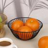 Multifunctional Metal Fruit Basket Large Capacity Durable Coffee Pod Container Iron Metal Wire Storage Bowl