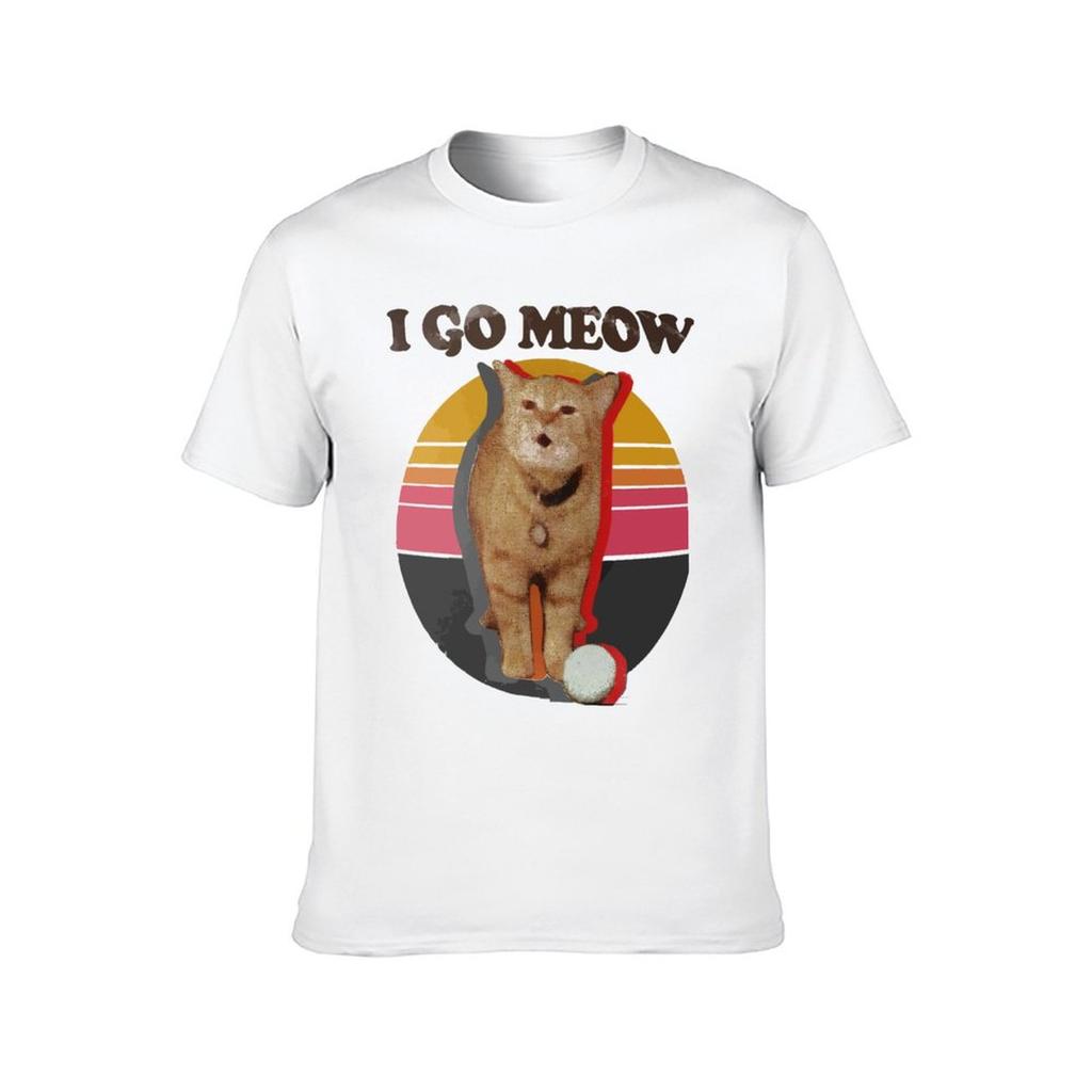 man for luxury t shirt Meow I man shirts T-Shirt t printed go
