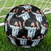 Messi 10 Number Champion'S Embrace Size 5 Soccer Ball Machinestitched Indooroutdoor Universal Football Sports Enthusiast Gifts Distinctive Home Decor 