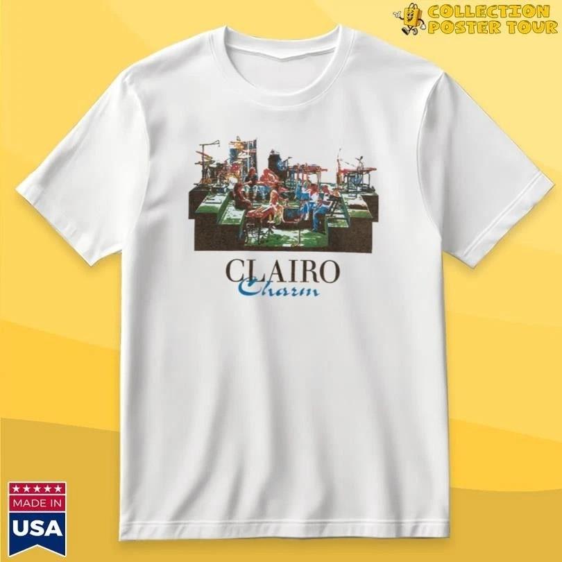 Official Clairo Charm Stage Merch T-shirts XL
