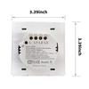 Longspu 86-Type WiFi Smart Switch: Pojedynczy przewód fazowy/neutralny, przełącznik ścienny zgodny ze standardem Graffiti