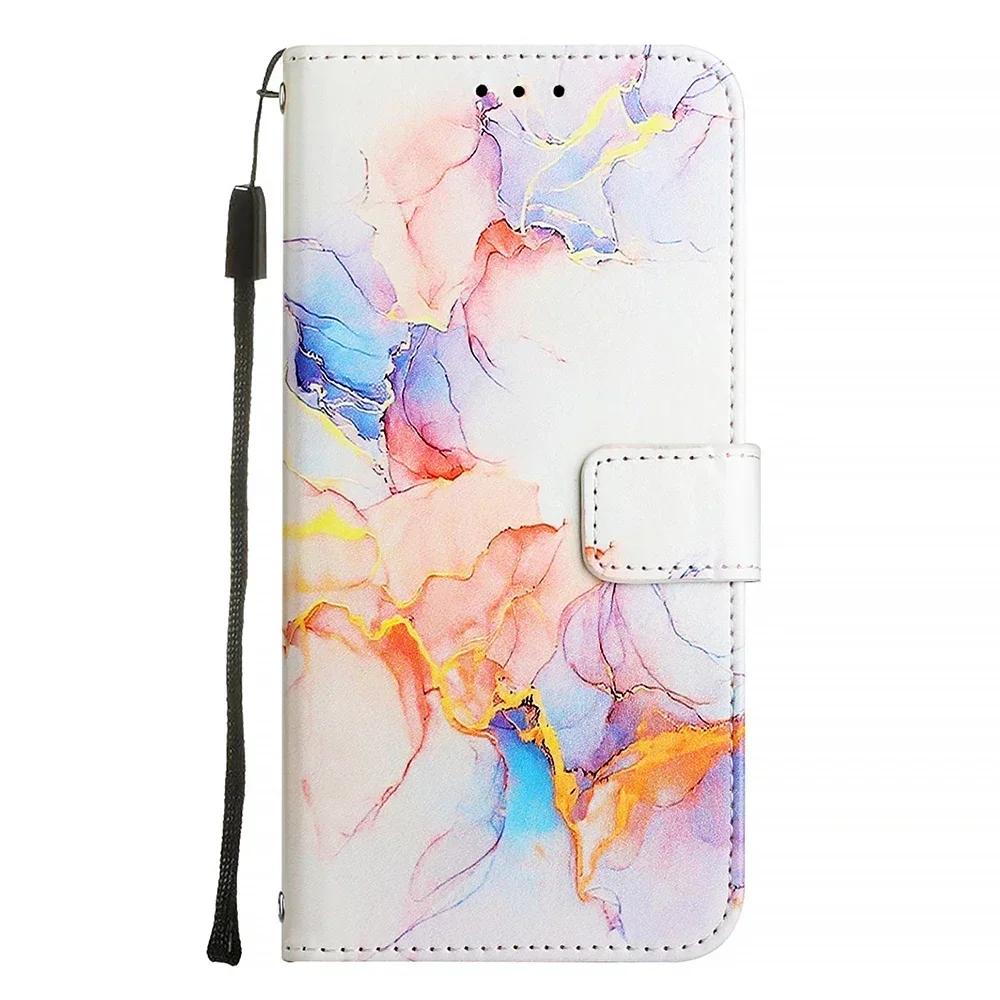 Cute Painted Leather Flip Phone Case on For vivo iQOO 15 Neo 11 Z10 Lite Z10X Z9X Z9 Turbo Z9S Pro Wallet Stand Book Cover Cards