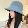 Thin Fisherman's Hats Knitted Sun Hat Fashion Women Bucket Hat  Outdoor Beach Vacation Wear