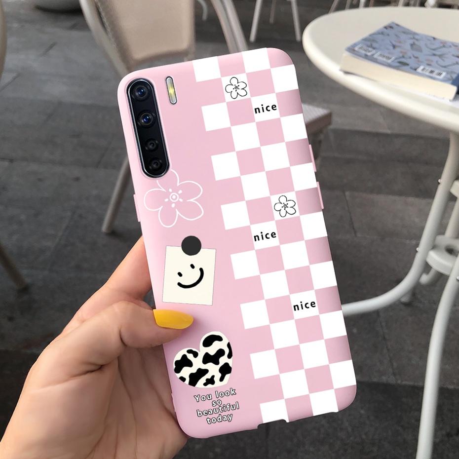 For OPPO A91 Case Oppo F15 CPH2001 CPH2021 Lovely Printing Jelly Silicone Soft Phone Back Cover Cases For Oppo Reno3 CPH2043