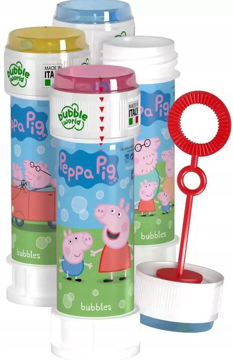 Bańki Mydlane Dla Dzieci Świnka Peppa Pig Urodziny Party Festyn Zabawa 60Ml