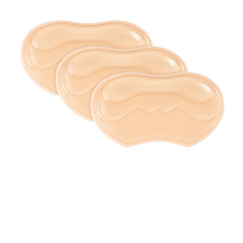 Cushioned Anti-Slip Heel Pads: Soft, Cuttable, Self-Adhesive, Skin-Like, Adjustable Size for High Heels.