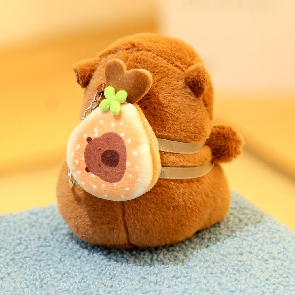 Capybara Soft Plush Doll Keychain With Pp Cotton Filling For Collectors And Gifts