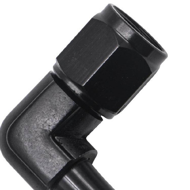 90 Degree Angled Fitting Adapter AN6 to 3/8in 5/16in Oil Cooling Connector For Hose Routing In Tight Spaces