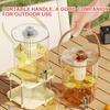 Drink Dispensers For Parties Water Drink Dispensers For Parties With Spigot 5L Spill-Proof Lemonade Beverage Container Jug For