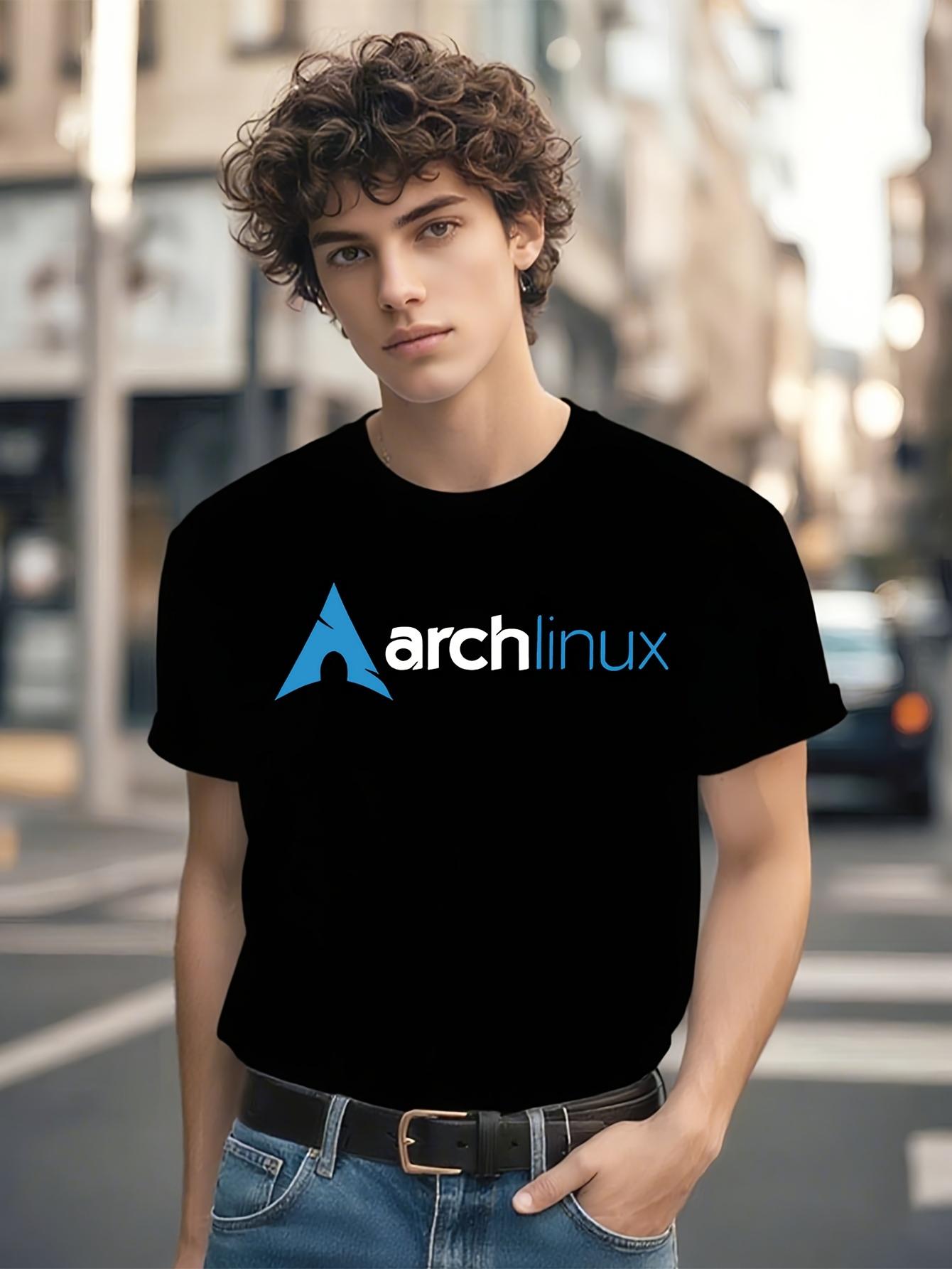 Arch Linux T-shirt - Official Linux Distribution Graphic Tee S