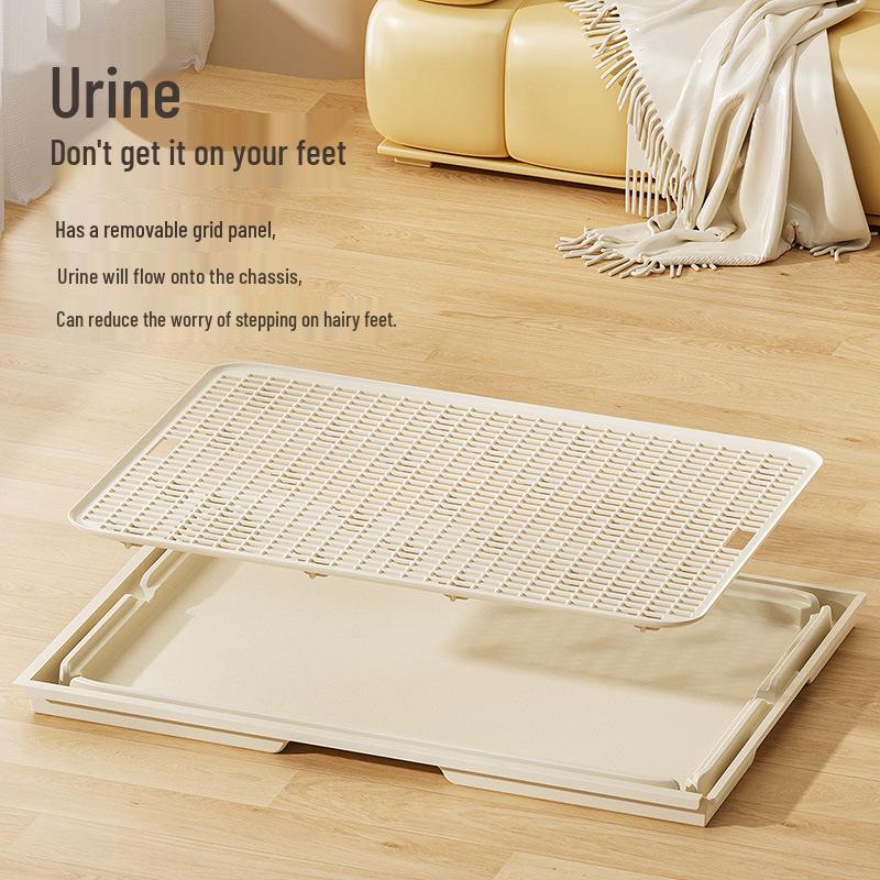 Extra Large Leak-Proof Dog Toilet with Urine Guide Post for Dogs of All Sizes