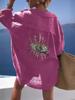 2024 Spring/Summer Women's Cotton Linen Turn-down Collar Long Sleeve Casual Shirt