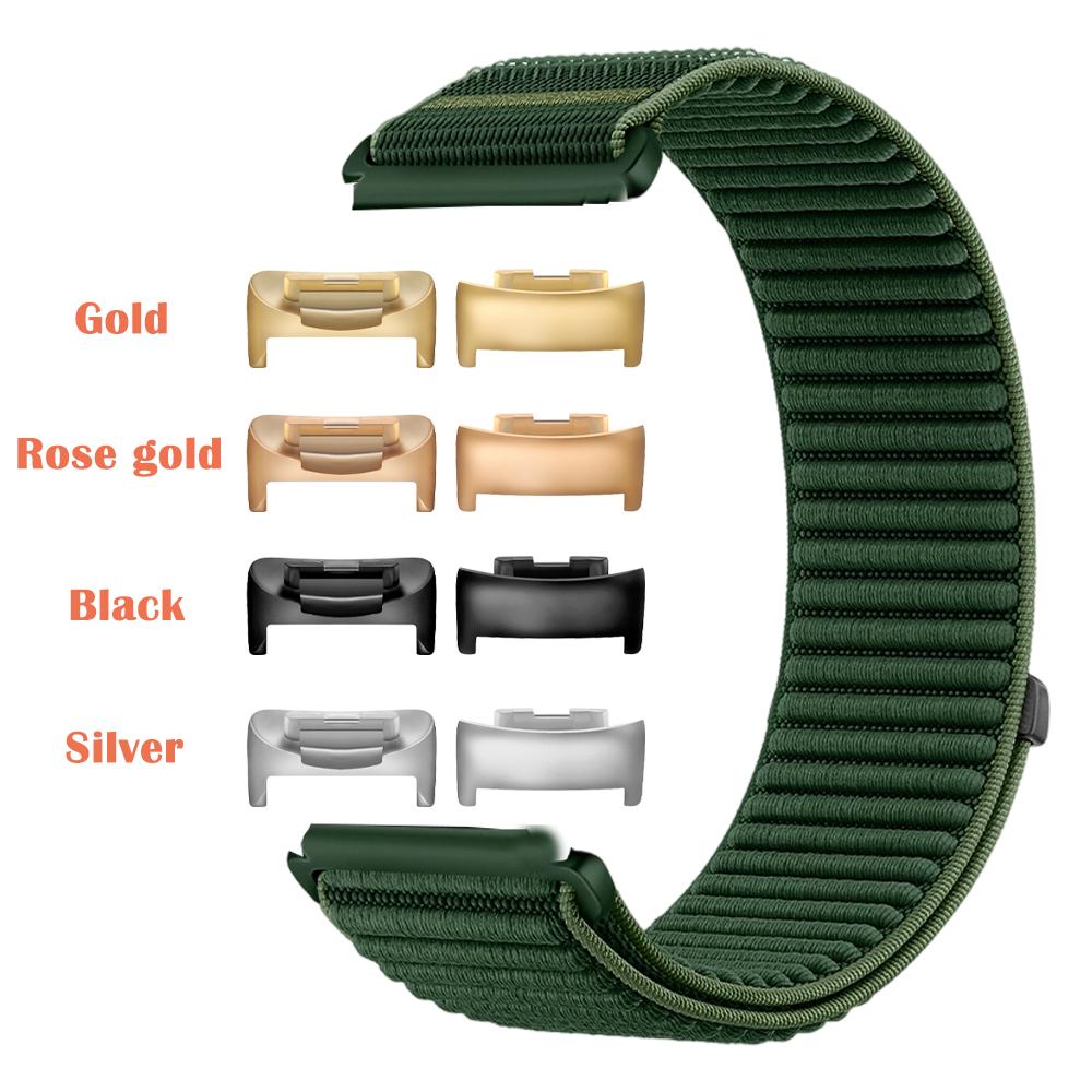 Nylon Loop Band Compatible with Fitbit Charge6 Charge5 Breathable Sport Watchband Suitable for Fitbit Charge 6 5 Women Men Band