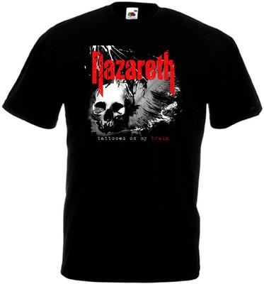 Tričko Nazareth Vytetováno na Mém Mozku hard rocková kapela černé všechny velikosti S-5XL