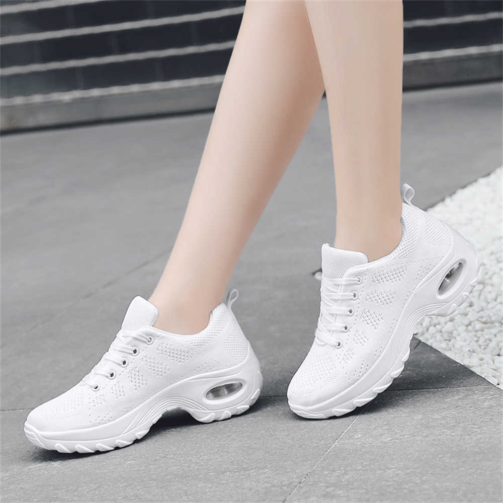 Fashion High Platform Breathable Summer Sneakers Ladies Womens Loafer Shoes Women Trainer Sport Mobile Super Sale Trend From China