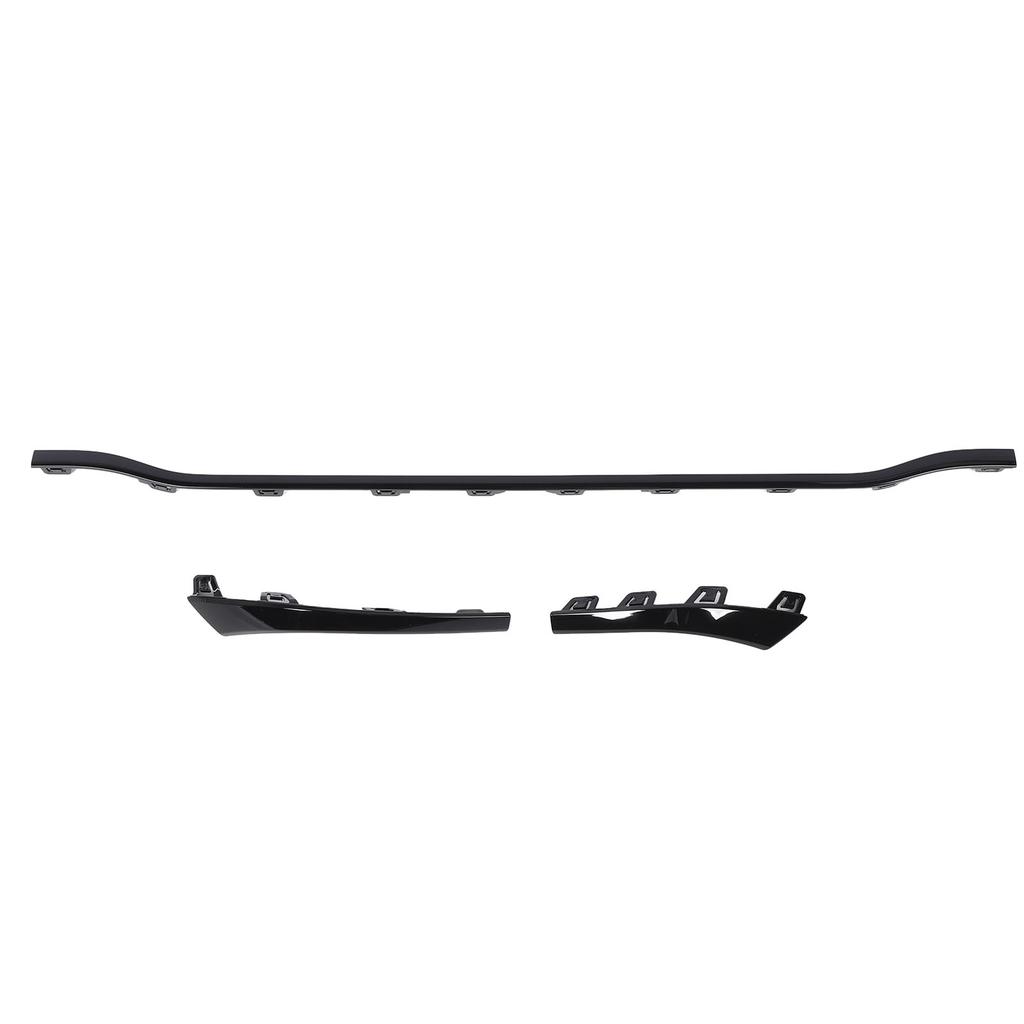 3pcs Rr Bumper Trim Strip Left Right Center Lower Bumper Cover Trim For C-Class W206   Line 2022-2024